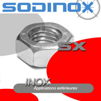 Écrou hexagonal auto-freiné - Inox A4 (sachet) - qualité